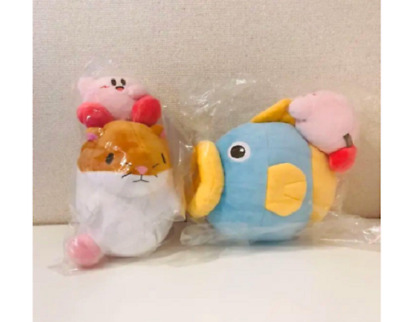 Kirby Of The Stars Kine Rick Pupupu Friends Big Plush Toy Doll 2 Set SK Japan
