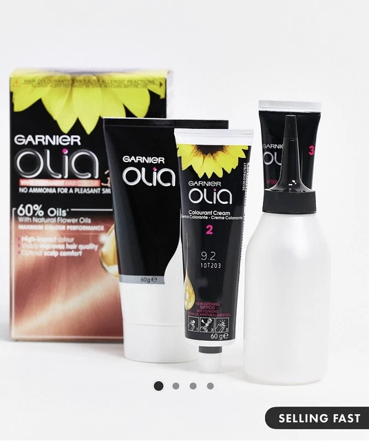 2X GARNIER OLIA Rose Gold 9.2 Hair Dye Permanent No Ammonia 7.50