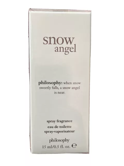 Philosophy Snow Angel Eau de Toilette Spray - 0.5oz / 15mL New In Sealed Box