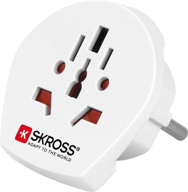 SKROSS Country Adapter World to EU blanco; SKROSS Country Adapter World to EU blanco