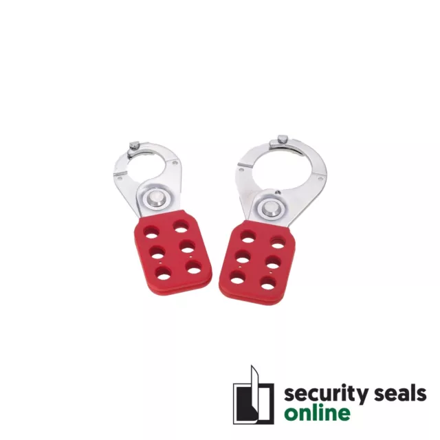 Scissor-type Hasp Lockout Tagout, Steel shackle with hook