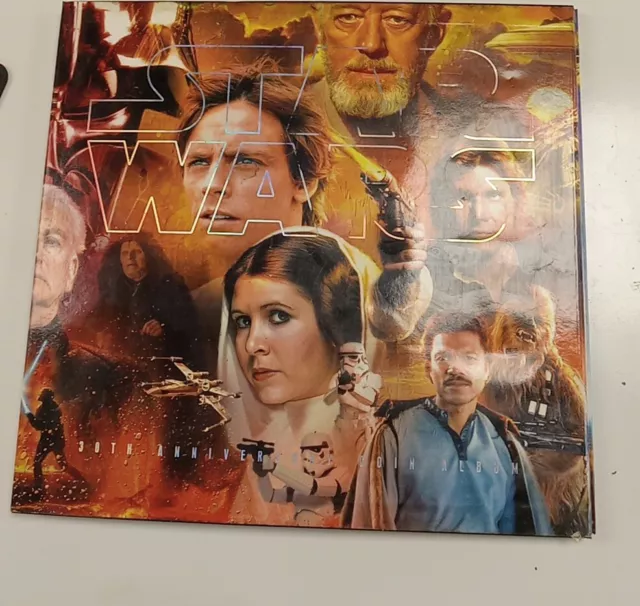 STAR WARS 30TH ANNIVERSARY COIN ALBUM WITH 3 COINS  2006  Lucas Film Ltd