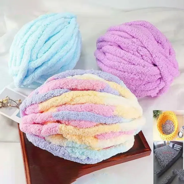 Ball Of Yarn Bulky Comfortable Roving Crocheting Super Soft Woolen Spun