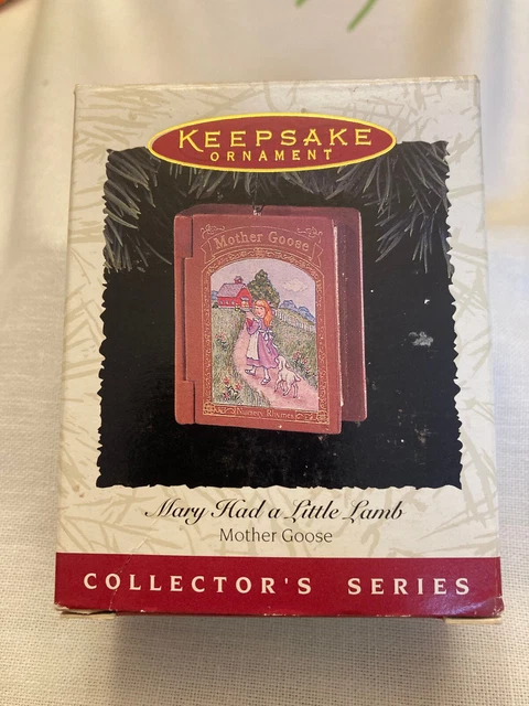 Hallmark Keepsake Mary Had a Little Lamb Holiday Ornament Mother Goose Series #4