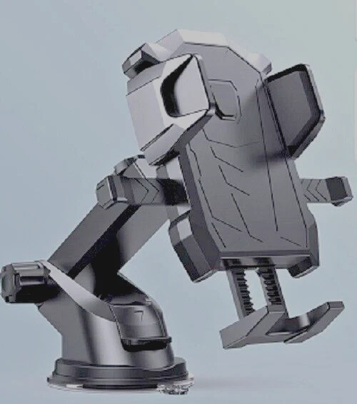 Phone Holder for Car Dashboard & Windshield Hands Free Suction Mount