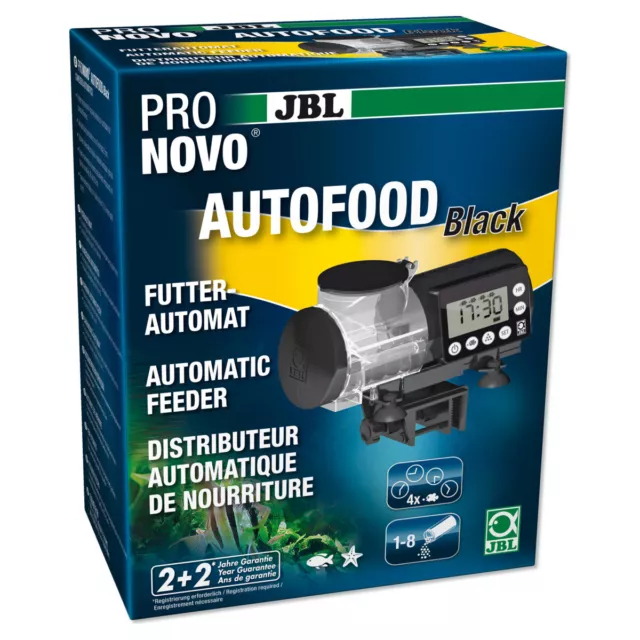 JBL Pronovo Autofood Noir, Distributeur de Nourriture pour Poissons, Nouveau