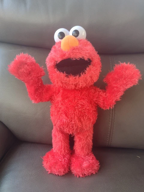 SESAME STREET ELMO Plush Soft Toy Standing Doll Large Singing Dancing ...