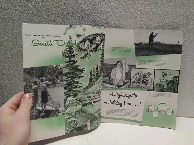 1960s South Dakota Vacation Magic Vintage Travel Booklet Fishing Rodeo Events SD 2