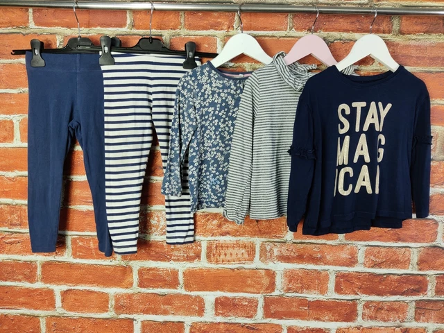 GIRLS BUNDLE AGE 3-4 YEARS NEXT BODEN etc LEGGINGS LONG SLEEVE TOP T-SHIRT 104CM