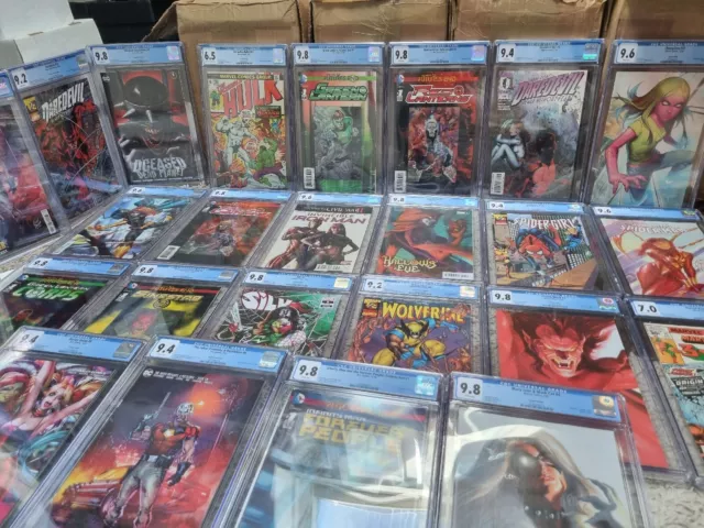 CGC Graded Comic 9.8 Bundle Marvel DC Comic Lot