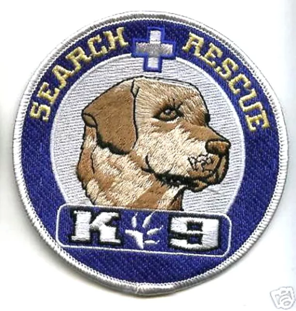 MILITARY POLICE SWAT K-9 Golden Retriever CANINE SEARCH/RESCUE Iron-on PATCH