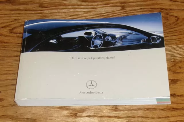Original 2004 Mercedes Benz CLK-Class Coupe Owners Operators Manual 320 500 55