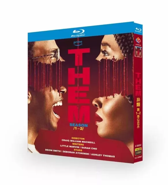 THEM SEASON 12 (2024) Bluray US Horror TV Series BD 4 Disc All Region