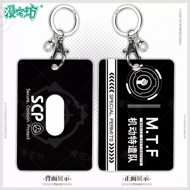 Scp Foundation 10pcs Keycard Sticker Pass Plastic Card Cosplay Games Gift