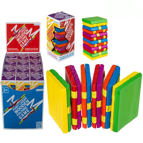 WOODEN FOLDING JACOBS Ladder Game Kids Puzzle Educational Fun Stocking