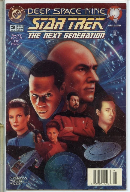 Star Trek the Next Generation Deep Space Nine 1994 series # 2 fine comic book