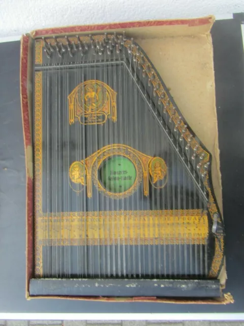 Alte Zither Jugendstil Engel Guitarr Zither