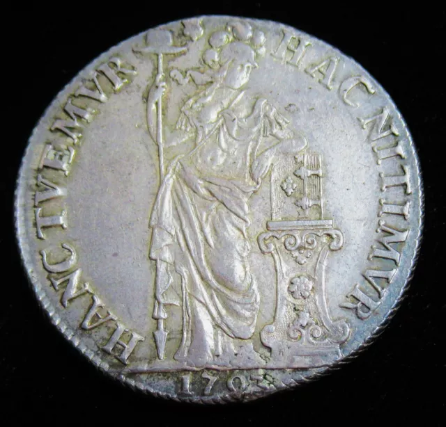 Niederlande: Utrecht. 1581-1795. Ar 3 Gulden. Datiert 1793. Hochgradige