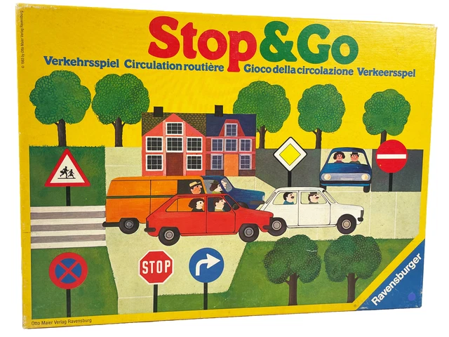 Stop & Go - Verkehrsspiel - Brettspiel von Ravensburger - GEPRÜFT + VOLLSTÄNDIG