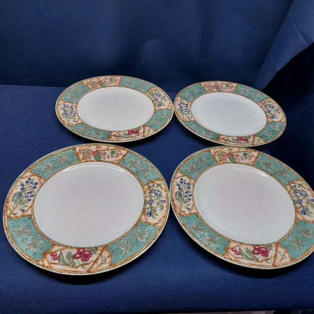 Vintage Coventry (PTS) Stoneware "WILDWOOD" Set/4 Dinner Plates Retired