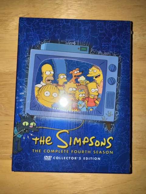 The Simpsons - The Complete Fourth Season (DVD, 2009, 4-Disc Set) New Sealed