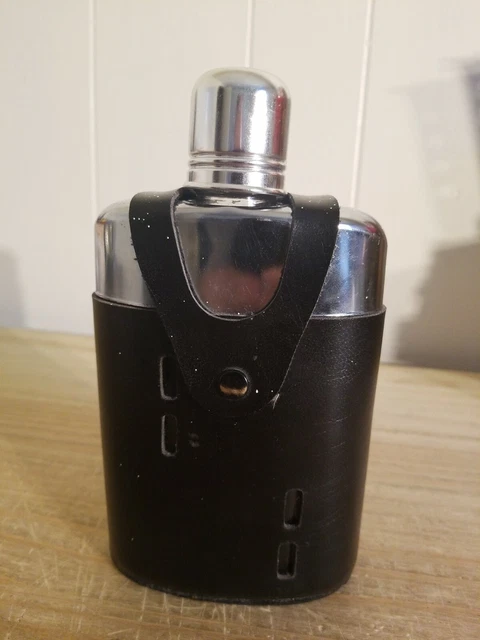 Vintage Griffon Usa Made Glass Flask.check Photos.