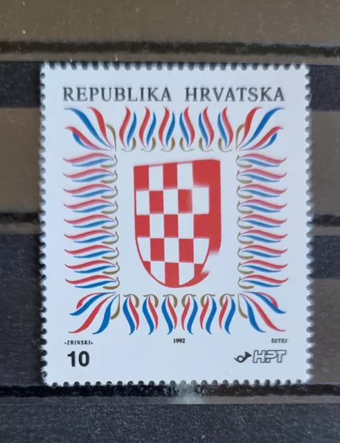 Croacia 1992, sello, montado sin montar o nunca montado - como nuevo