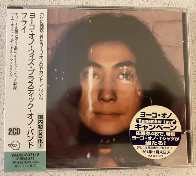 Yoko Ono – Fly (2 x CD) JAPAN OBI VACK-5371/2 NEW & Sealed !!