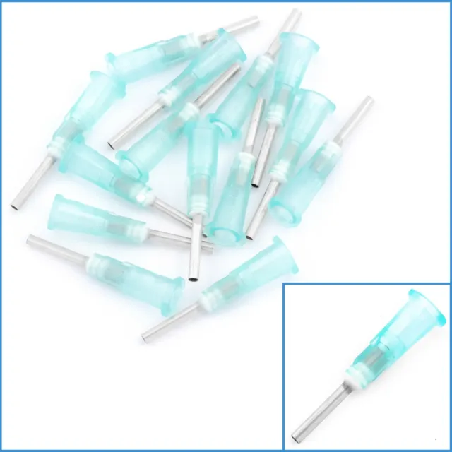 15pcs 14G Syringe Glue Dispenser Plastic Precision Liquid Applicator Gauge Tips