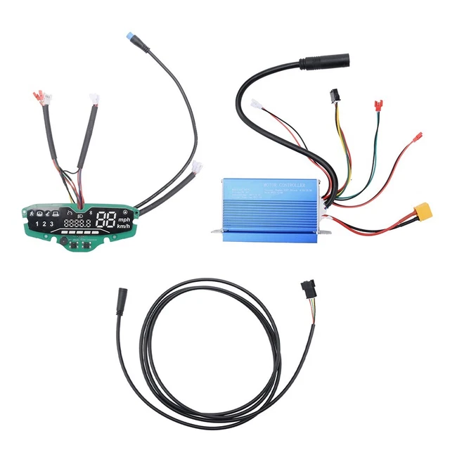 CUTTING EDGE 48V 18A Electric Scooter Motor Controller and Dashboard ...