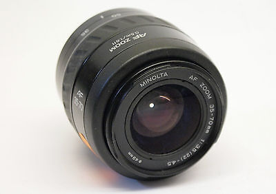 Minolta 35-70mm 3.5-4.5 Af Zoom Objectif Stock No. U4600