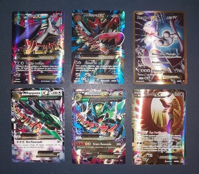 Lot 34 CARTES POKEMON EX Full Art, V, Holo -VF OFFICIEL- Occasion BLOC XY SL EB
