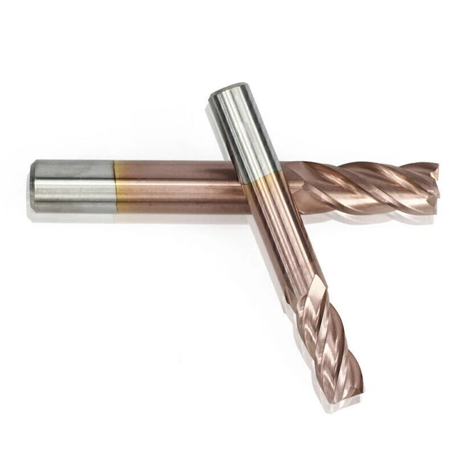 4 Flutes Milling Cutter Tungsten Carbide End Mill CNC Spiral Router Bit 1-12mm