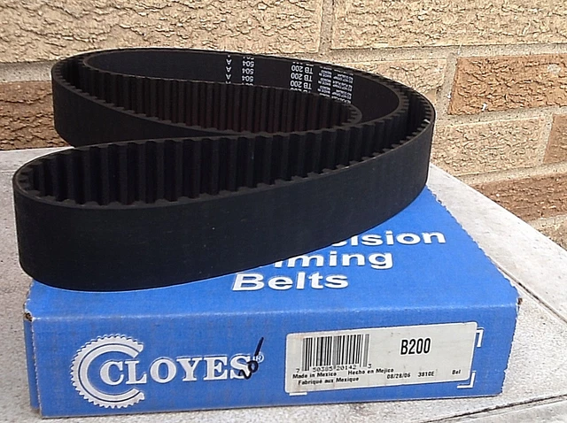 New CLOYES Timing Belt B200 Engine Precision Components B Series TB 200 NOS NIB