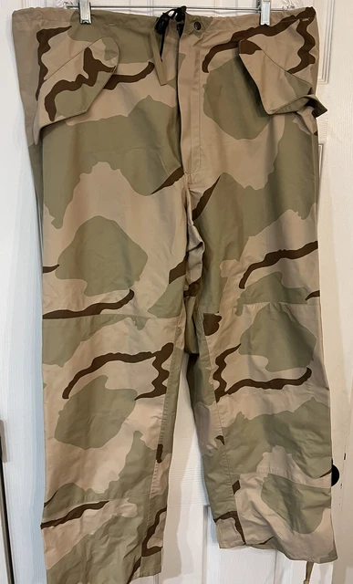 USGI DCU Desert Camo  Extended Cold Weather Trousers GORTEX Large Regular