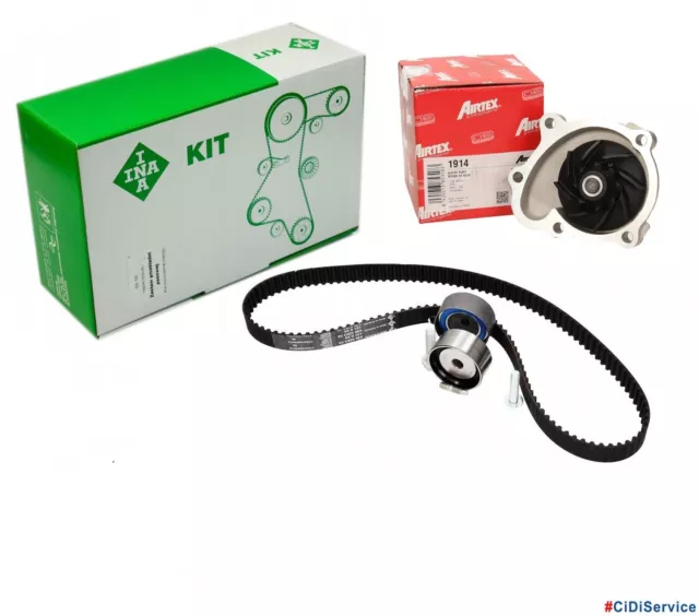 Set Vertrieb Ina+Wasserpumpe Airtex Opel Astra J Mokka Cruze 1.7 Ctdi