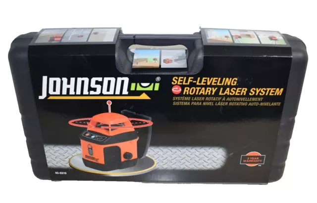 Johnson Level & Tool 40-6519 Rotary Laser,Red,Horizontal Projection - NEW/SEALED