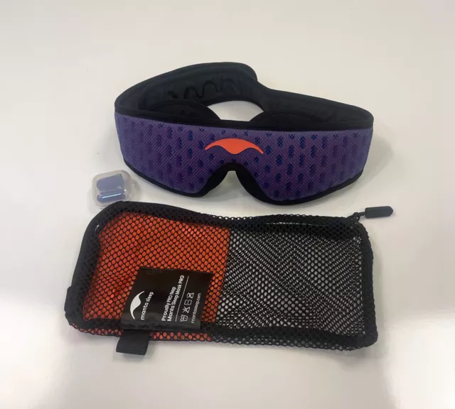Máscara para dormir Manta Sleep Mask Pro 100 % máscara para ojos bloqueadora de luz, presión cero * excelente