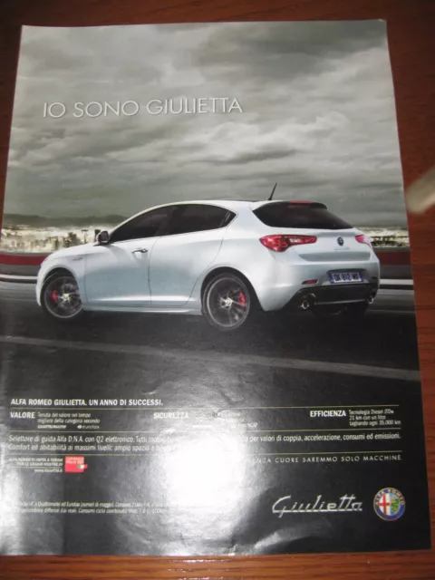 *An4=Alfa Romeo Giulietta=Pubblicita'=Advertising=Werbung=Coupure=