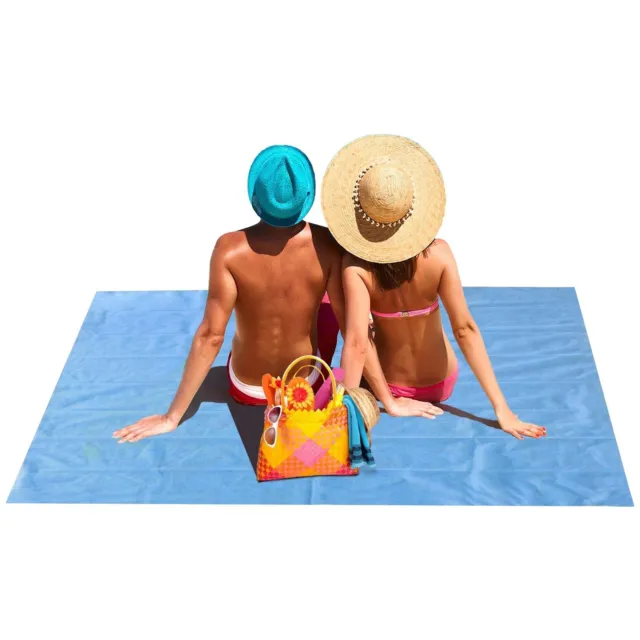 Sand Free Beach Mat Outdoor Travel Camp Sand Proof Mat Foldable Mattress Blanket