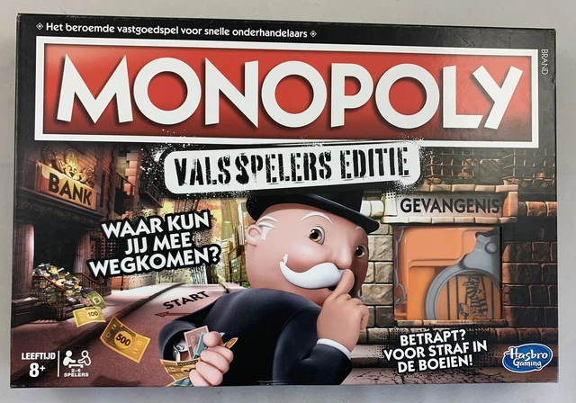 Monopoly Valsspelers Editie Bordspel Gezelschapsspel Spel Compleet Hasbro 2017