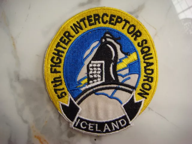 US 57th FIGHTER INTERCEPTOR SQUADRON ICELAND PATCH