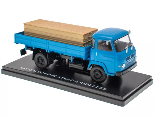 RENAULT SAVIEM SG 4 D PLATEAU A RIDELLES 1967 - 1/43 Camion Utilitaire UTR55