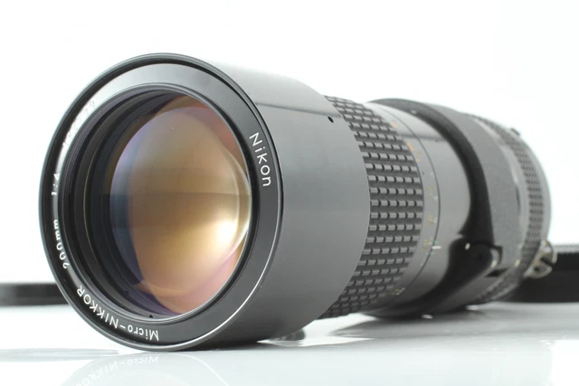Rare[Top MINT] Nikon Ai Micro-Nikkor 200mm f4 Macro Telephoto MF Lens From JAPAN