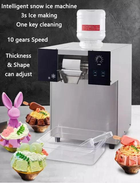 LJX-90 Snow Ice Machine Commercial Stainless Steel  Milk Snow Ice Machine