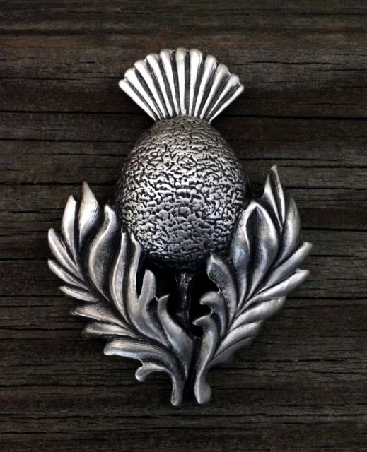 Broche Chardon écossais En étain - Style Celtique, Neuve Sans Emballage