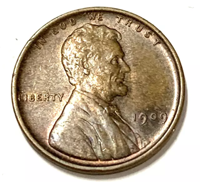 1909 - P (No VDB) Lincoln Wheat Cent Penny 1c, GEM BU, MS++