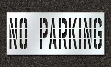 RAE STL-116-73632 Pavement Stencil,No Parking,36 in