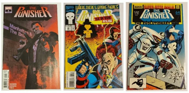 The Punisher #1 #85 Super-Sized Annual #1 1St Print Comic Book Lot! Big Auction!