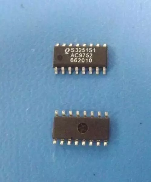 (11PCS) QS3251S IDT 1 Bus Switch 1-Element CMOS 8-IN 16-Pin SOIC